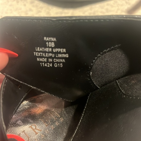 Lauren Ralph Lauren open back boot blk leather size 10 - Picture 5 of 8